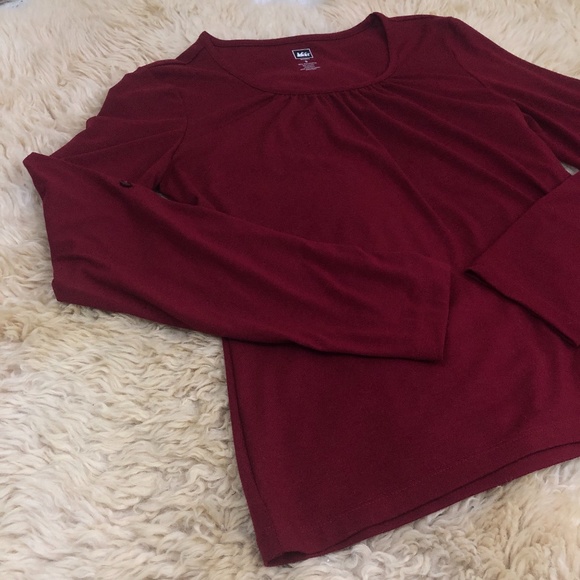 REI Women's Long Sleeve Red Top Size S - Picture 5 of 7